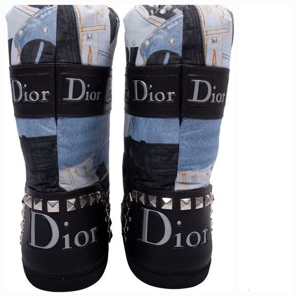 DIOR - Trompe L'oeil Snow Boots - Picture 5 of 15